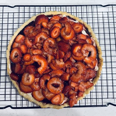 Port Wine Glazed Tart 