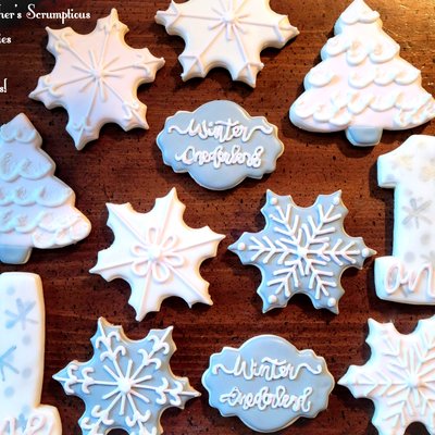 Winter Onederland Birthday Sugar Cookies