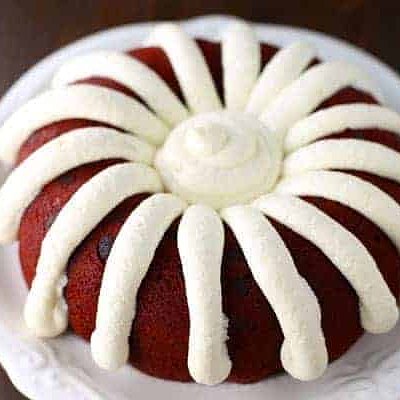 Red Velvet Chocolate Chip Bundt Cake 