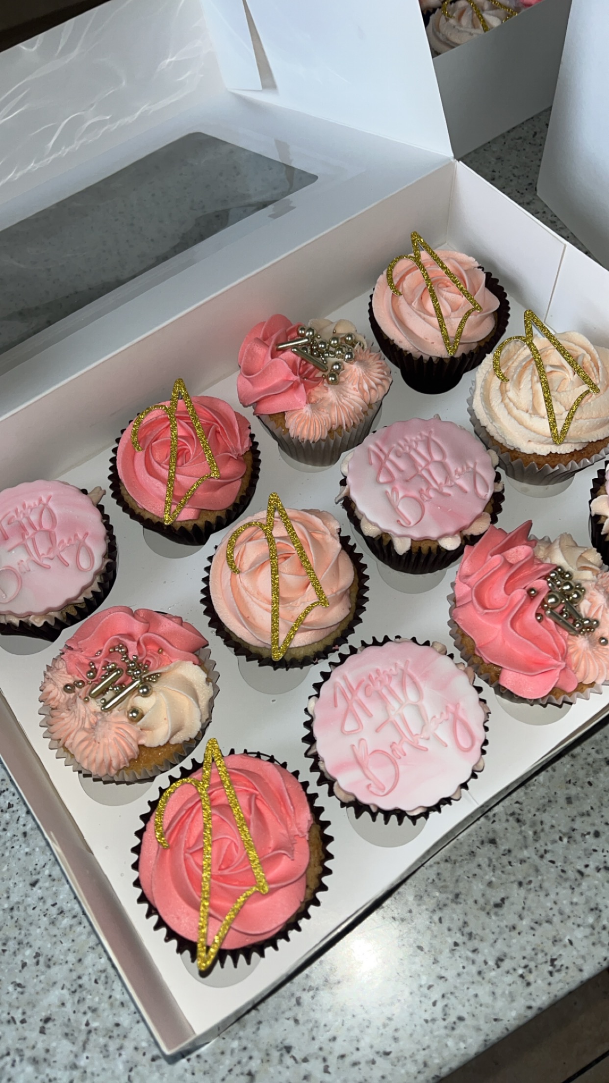 Personalised Birthday Cupcakes 