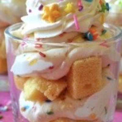 Birthday Cake Cups - 1/2 Dozen