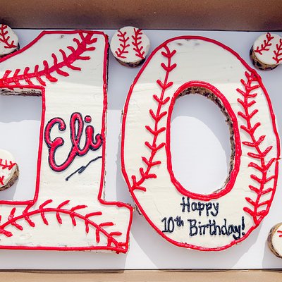 Number/Letter Cake Single Stacked