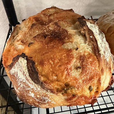 Cheddar Jalapeño Sourdough