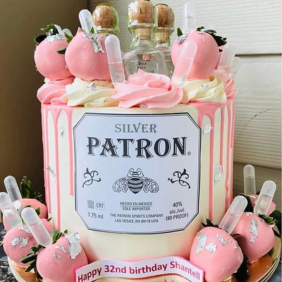 8 Inch Liquor Cakes 