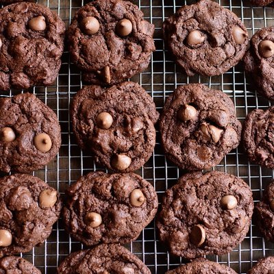 Triple Chocolate Cookies