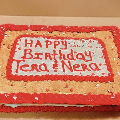 Cookie cake(Lrg) Double Layer(Serves 20/25)