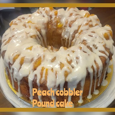 Peach Cobbler Pound Cake