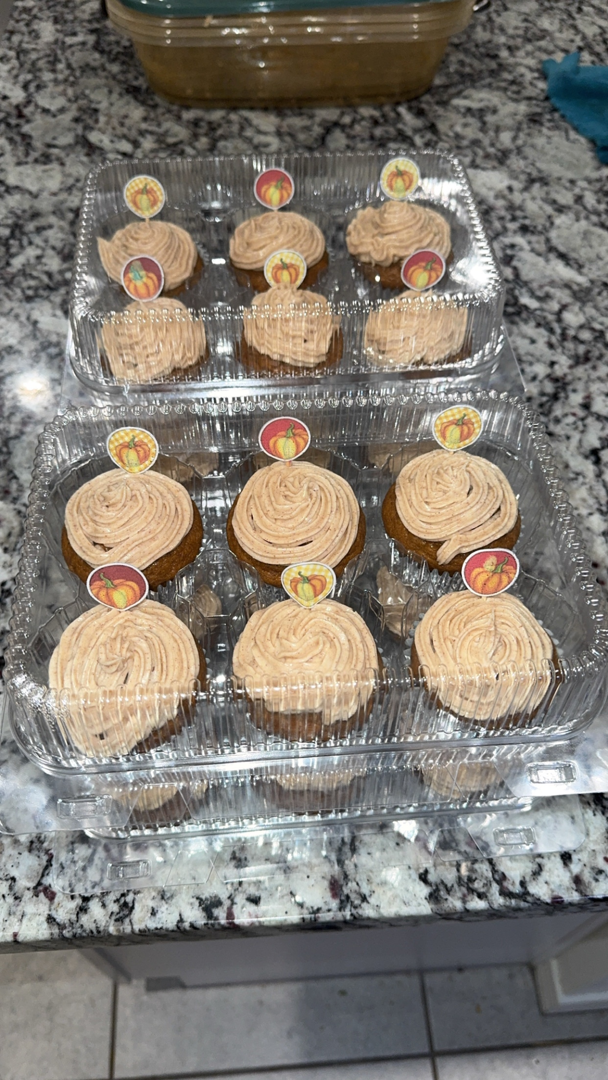 Pumpkin spice cupcakes (12 Pack) 