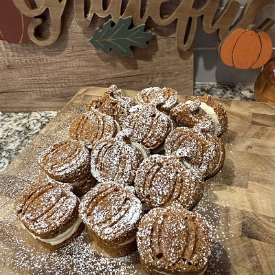 Mini Pumpkin Roll Sandwiches (12)