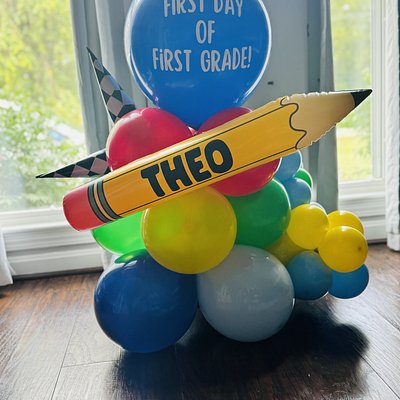 Back To School Balloon Stack 