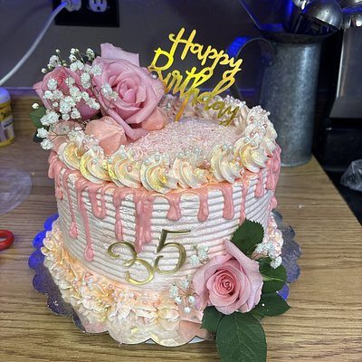 Pink Champagne Cake 