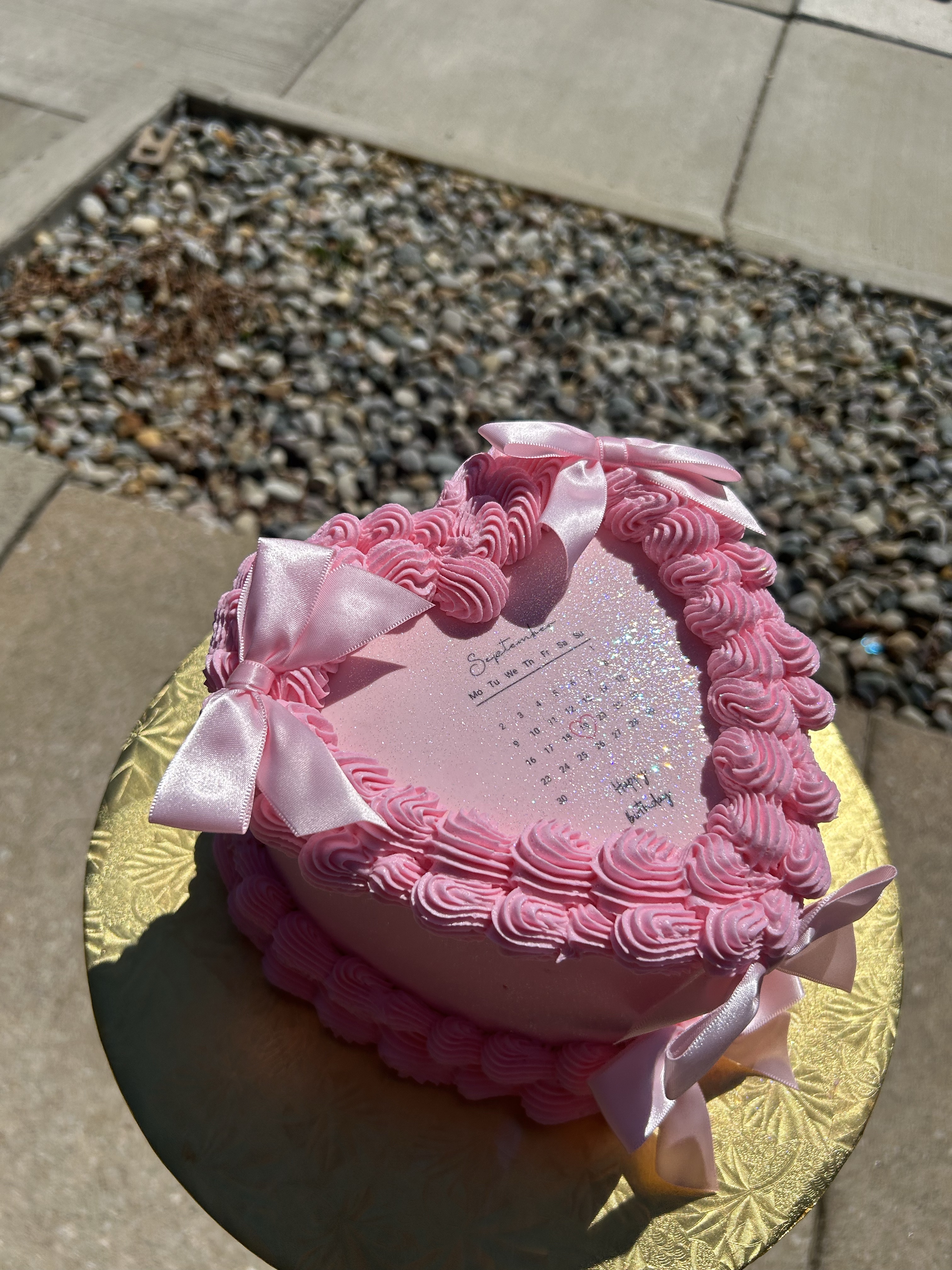 Mini Heart Cake 