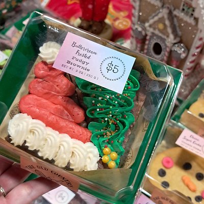 Buttercream Frosted Fudgy Brownies 