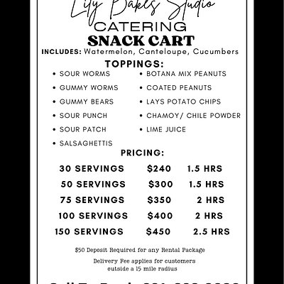 Snack Cart