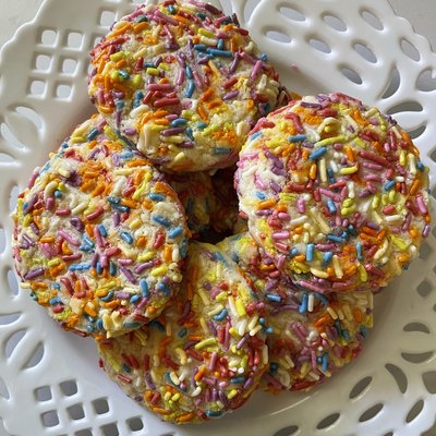 Sprinkle Cookies (dye-free)