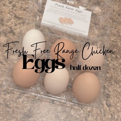 Free Range Chicken Eggs (6ct)