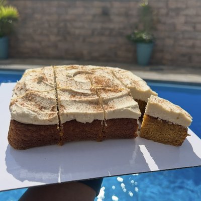 9 Inch Square Pumpkin Spice Cake