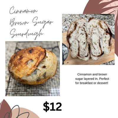 Cinnamon Brown Sugar Sourdough