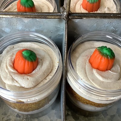 Pumpkin Cake Jar