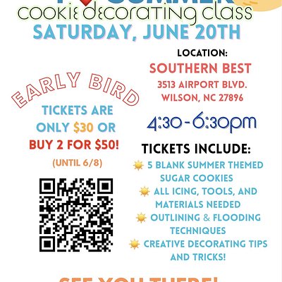 6/20 Cookie Class ☀️
