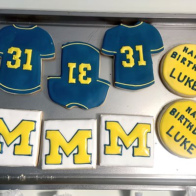Custom Sports Team Sugar Cookies