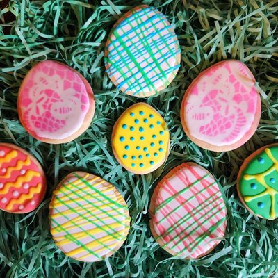 Easter Egg Sugar Cookies
