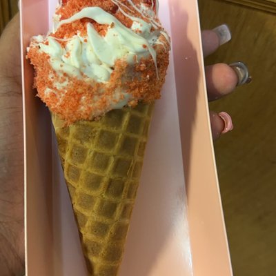Cheesecake Waffle Cones