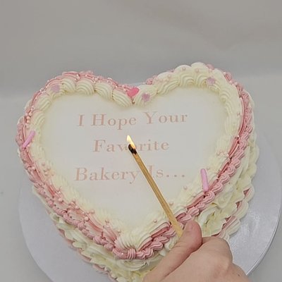 Burn Away Cake (8" 2 Layer Standard Flavor)