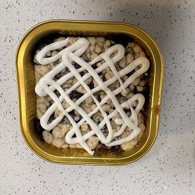 Mini Blueberry crumble