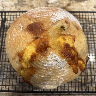 Jalapeño Cheese Sourdough