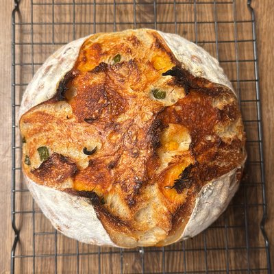 Jalapeño & Cheddar Sourdough Loaf