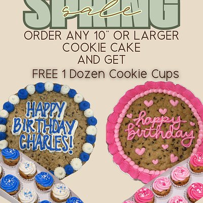 10” Cookie Cake SALE 