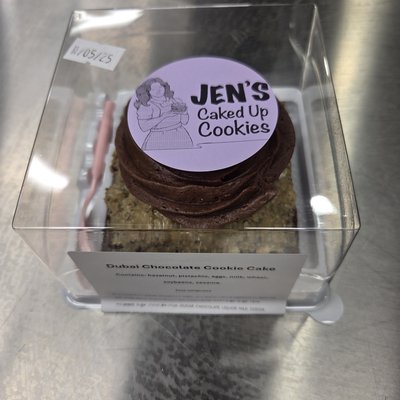 Dubai Chocolate Cookie Cake 9x13