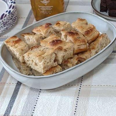 Classic sourdough focaccia 