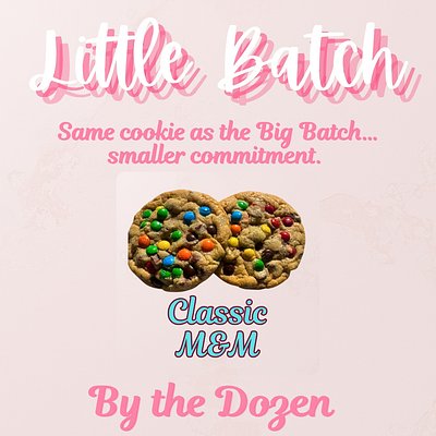 M&M Little Batch Cookies