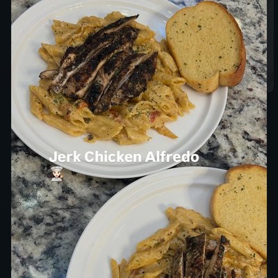 Jerk Chicken Alfredo