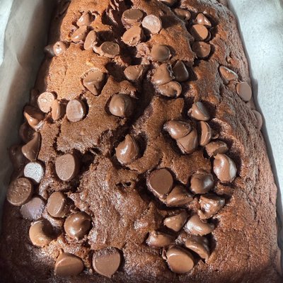 Double Chocolate Banana Bread Half Loaf