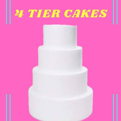 4 Tier Cakes