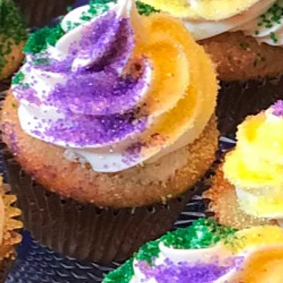 Mardi Gras Cupcakes