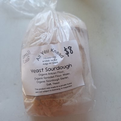 Yeast Sourdough Sm Loaf 
