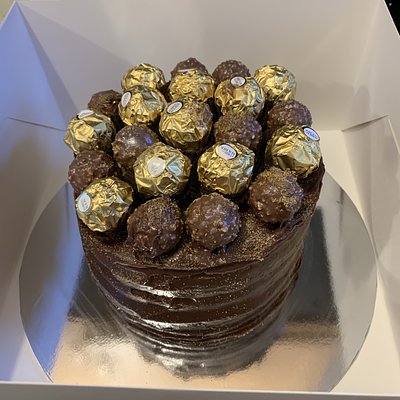 Chocolate Ferrero Rocher Cake 