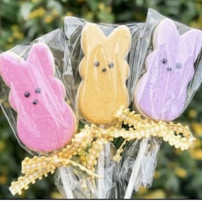 Peep Sugar Cookie Pop