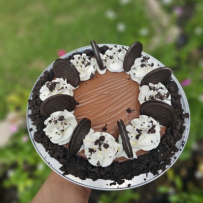 Chocolate Oreo Mousse Pie 