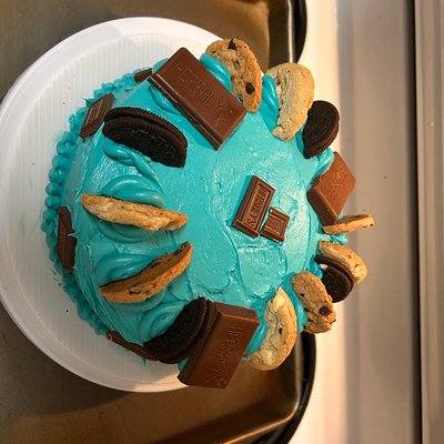 Cookie Monster Cake