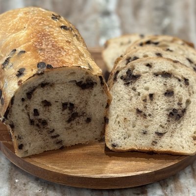 Chocolate Chip Sourdough Sandwich Style Loaf Bread