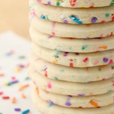 Funfetti Birthday Cake Custom Cutout Cookie’s