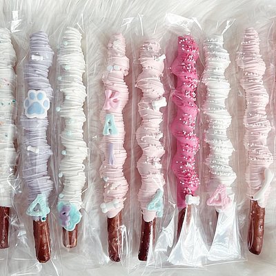 Pretzels with Caramel 