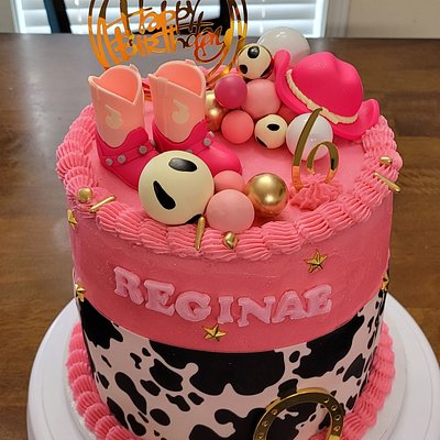  Pink Cowgirl Cake