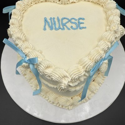 8” Heart Cake