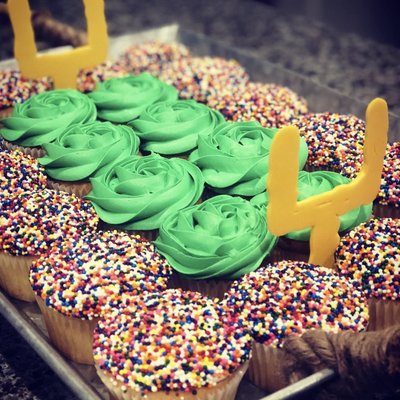 Football Stadium Cupcakes- 24 Cupcakes $55